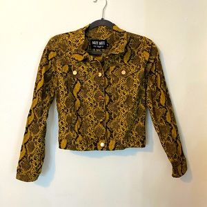 Snake print Jacket
